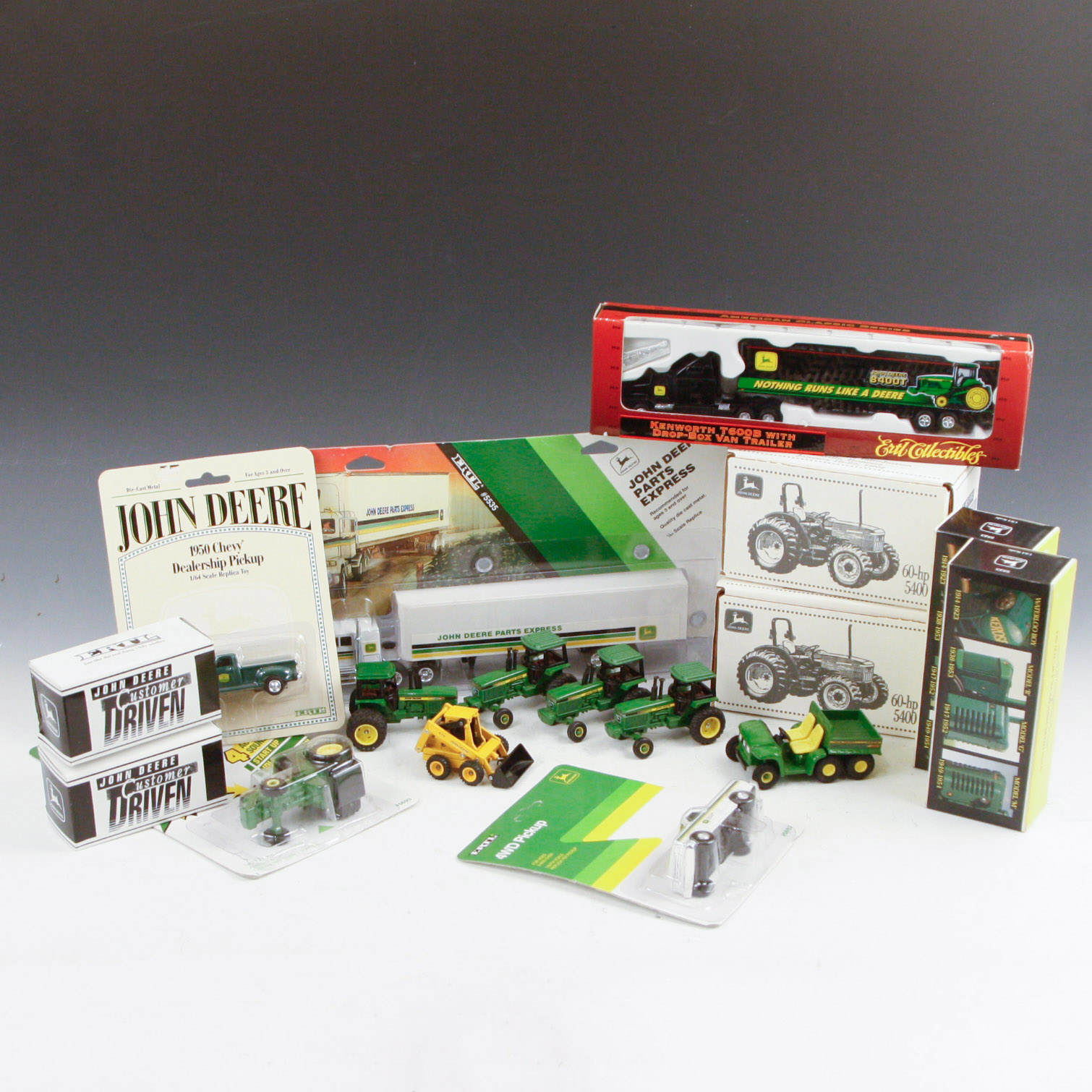Collection of John Deere Diecast Vehicles