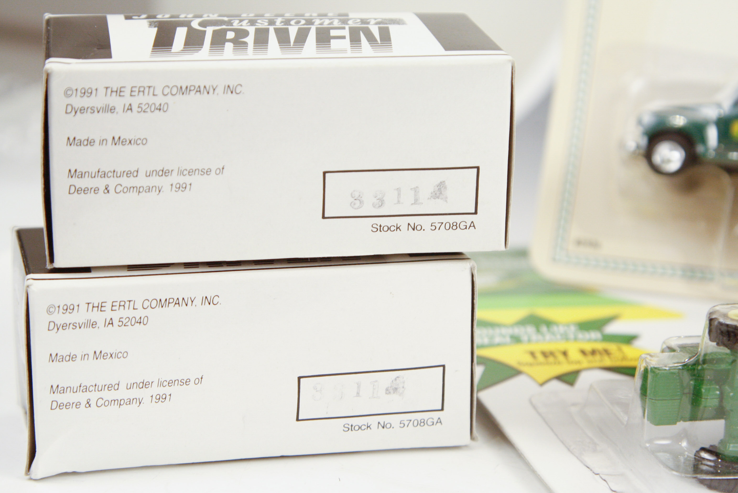 Collection of John Deere Diecast Vehicles