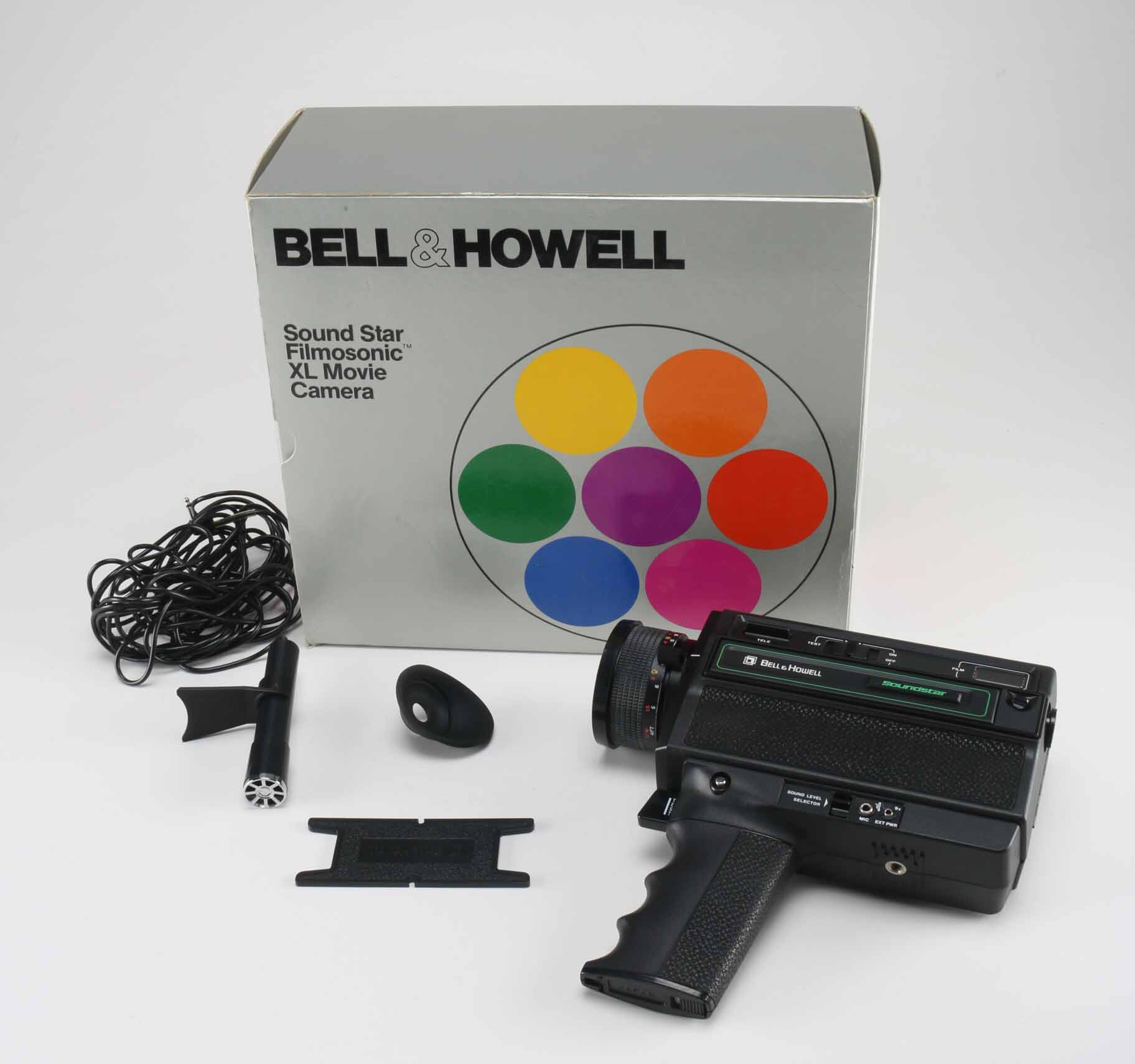 Vintage Bell & Howell Video Camera with Accessories