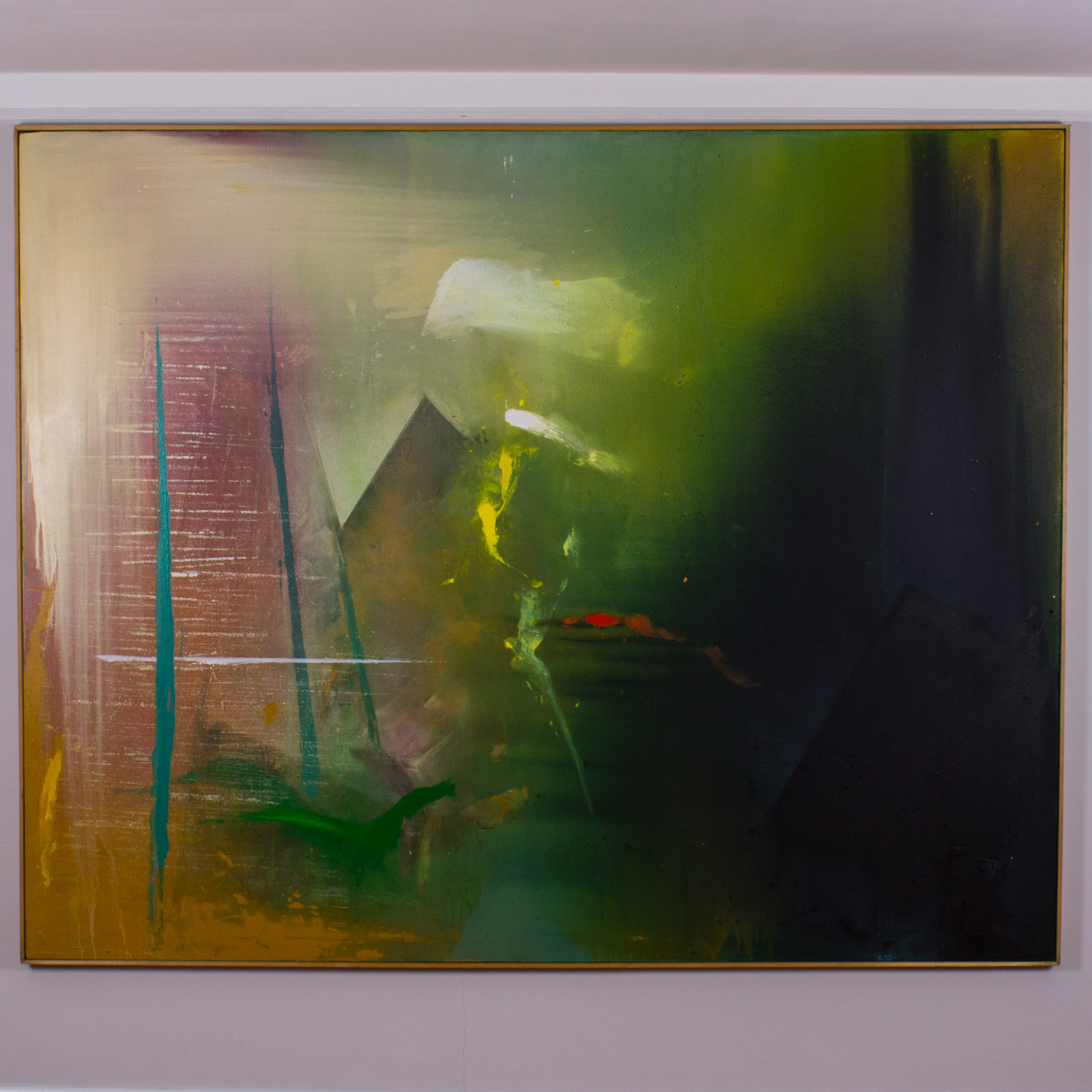 Richard Saba "Cross Currents" Signed Original Acrylic Painting