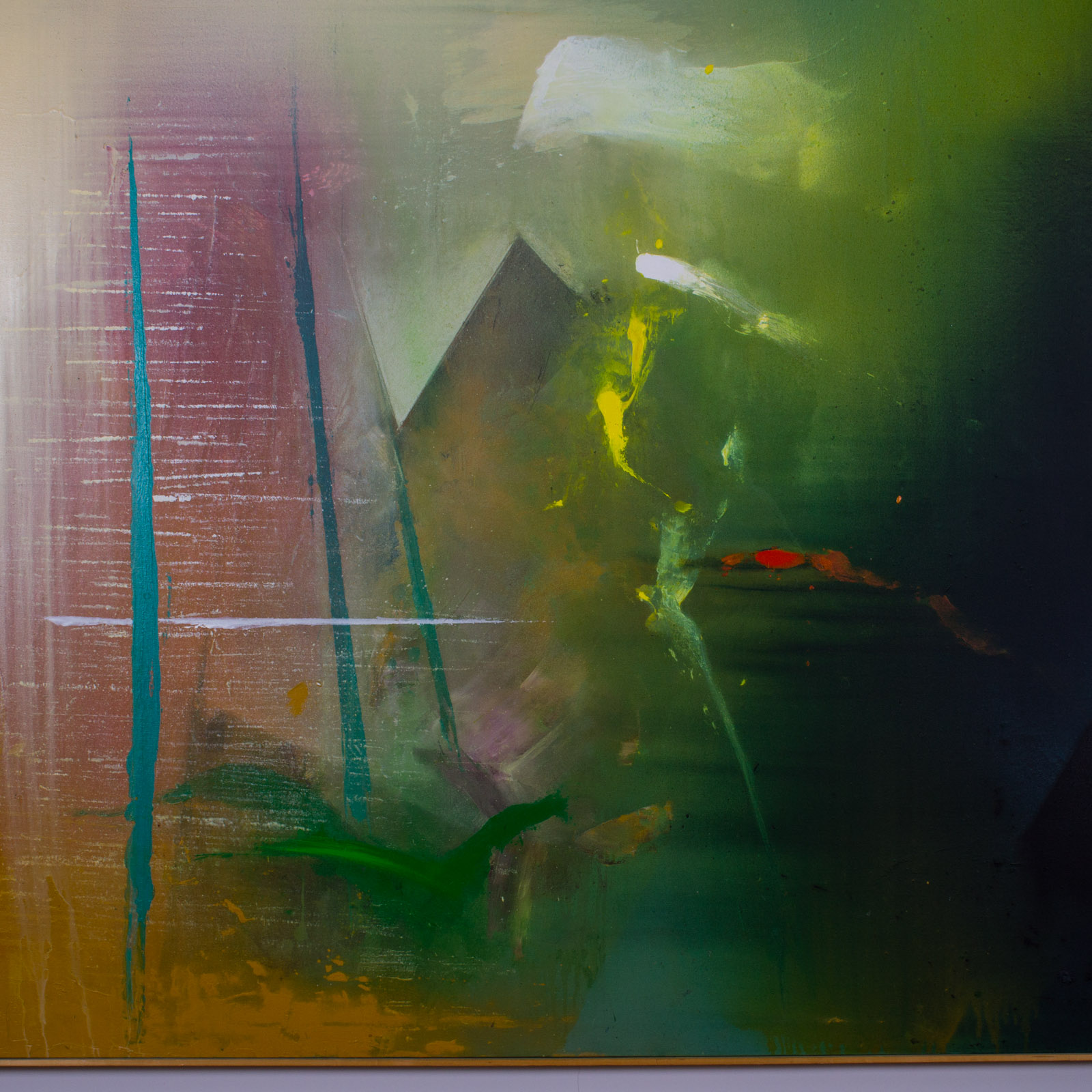 Richard Saba "Cross Currents" Signed Original Acrylic Painting