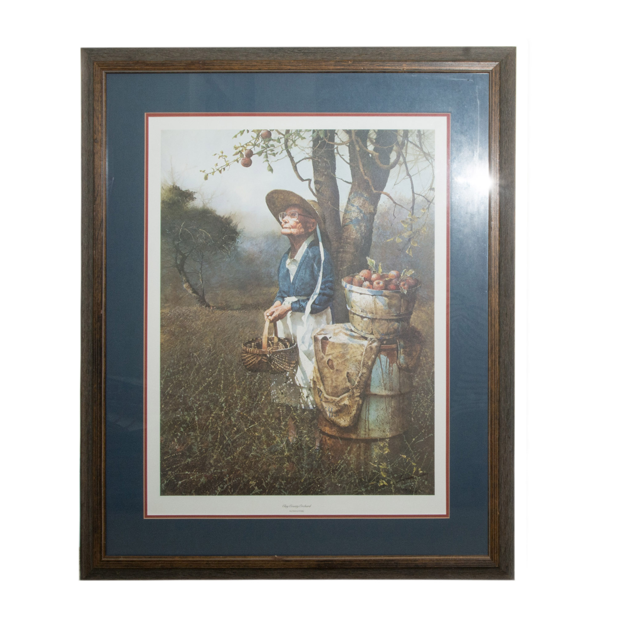 Donny Finley "Clay Country Orchard" Signed Offset Lithograph