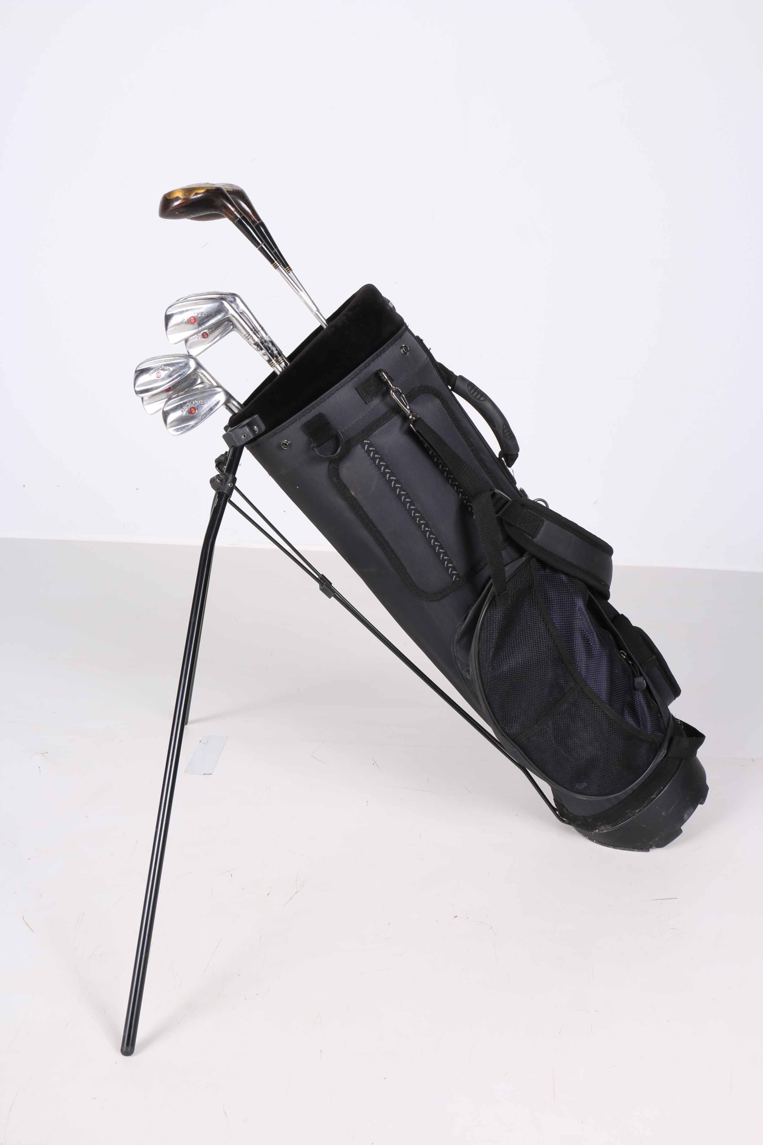 Vintage Walter Hagen Golf Clubs with Bag