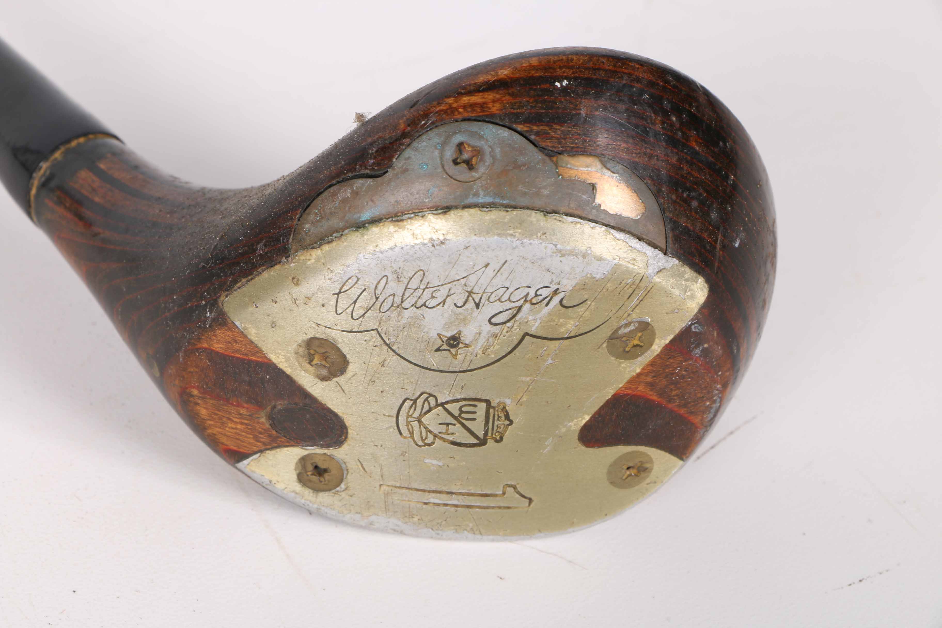 Vintage Walter Hagen Golf Clubs with Bag