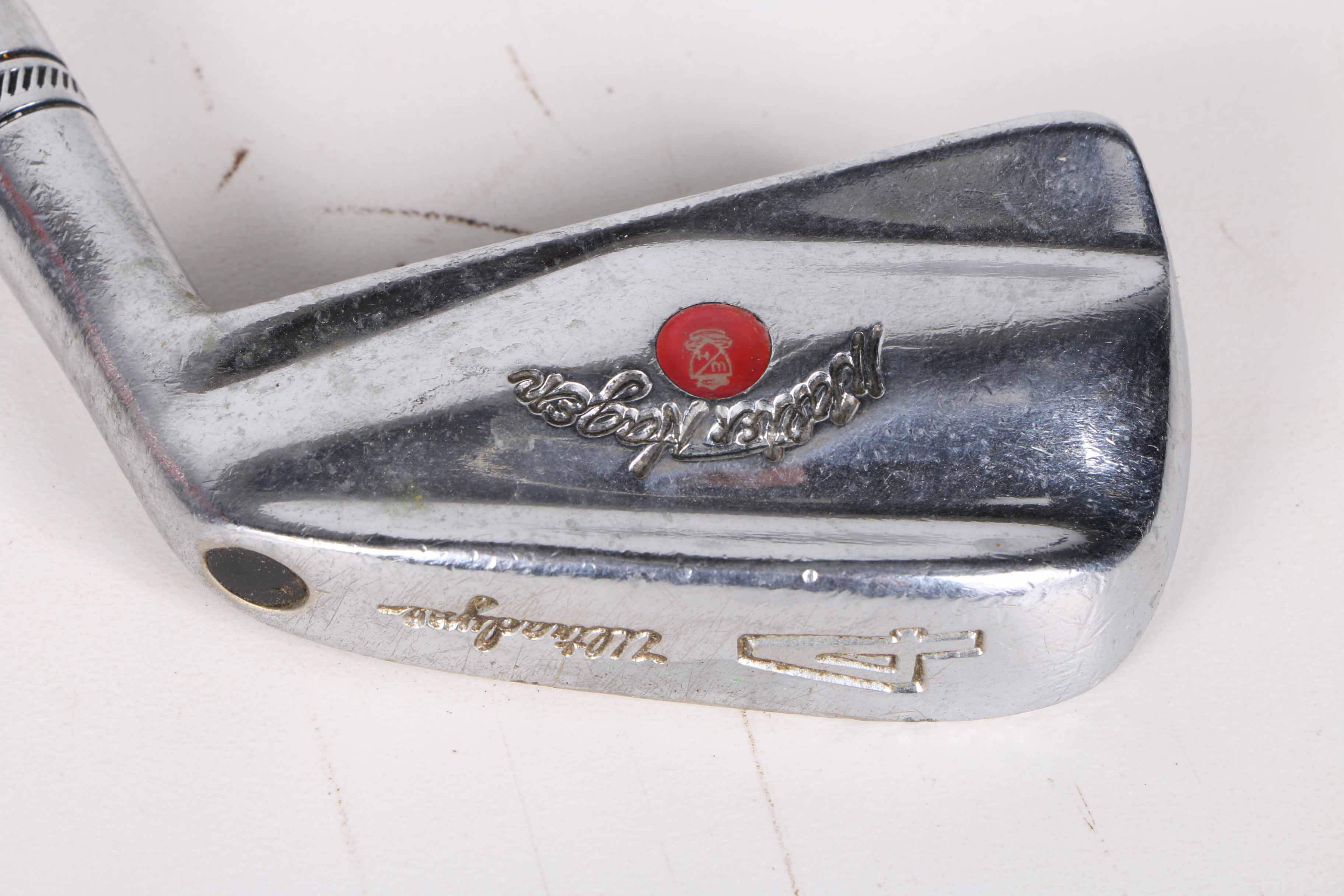 Vintage Walter Hagen Golf Clubs with Bag