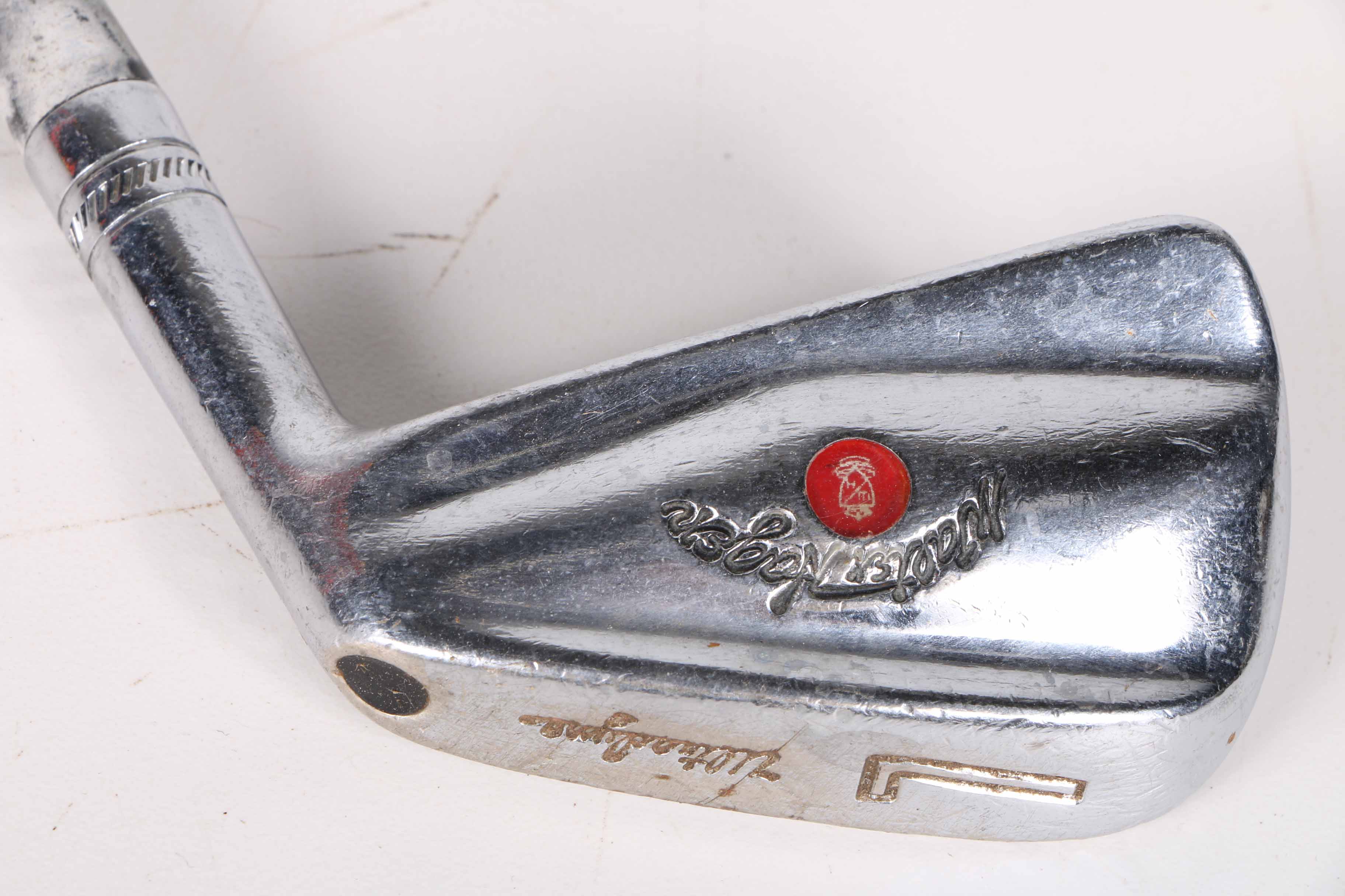 Vintage Walter Hagen Golf Clubs with Bag