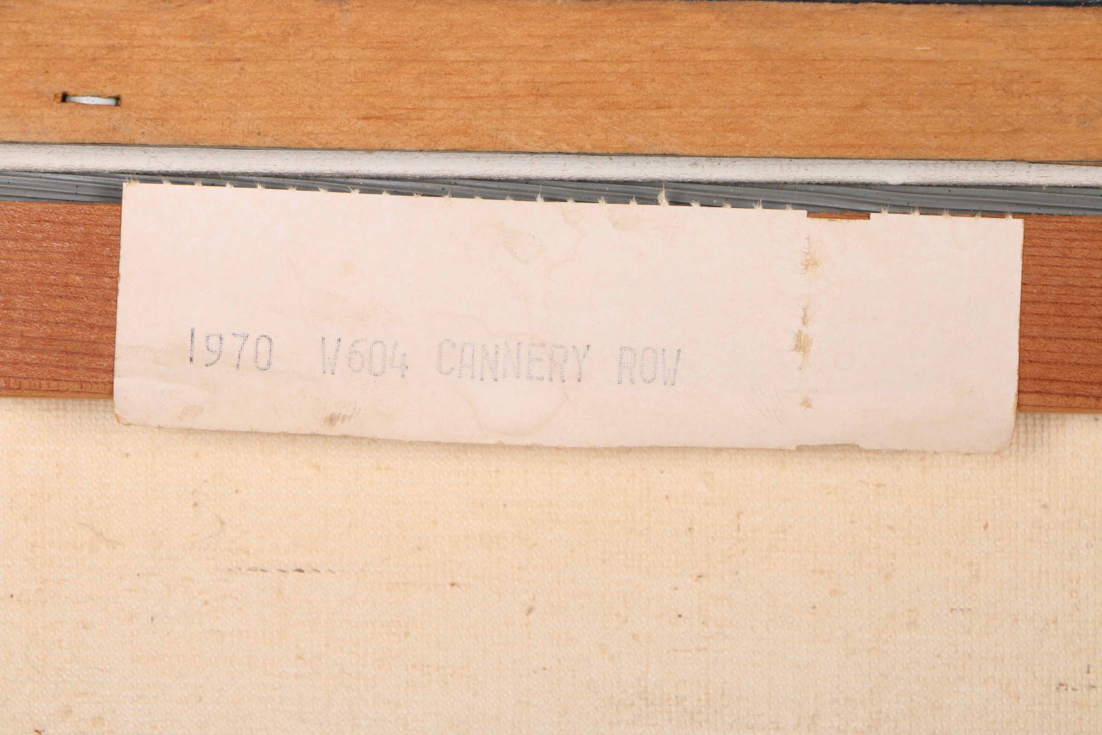 Signed Original Oil Painting on Canvas "Cannery Row"