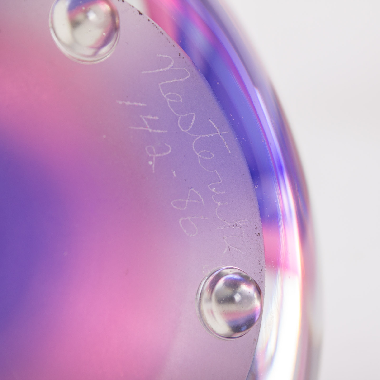 Edward Nesteruk Signed Limited Edition Glass Sculpture