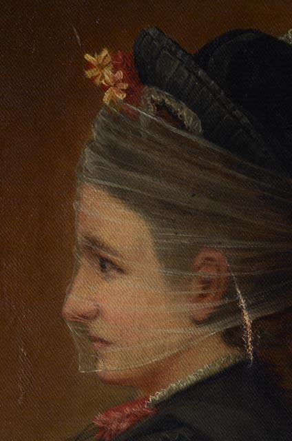 Original 1876 Oil Portrait on Canvas