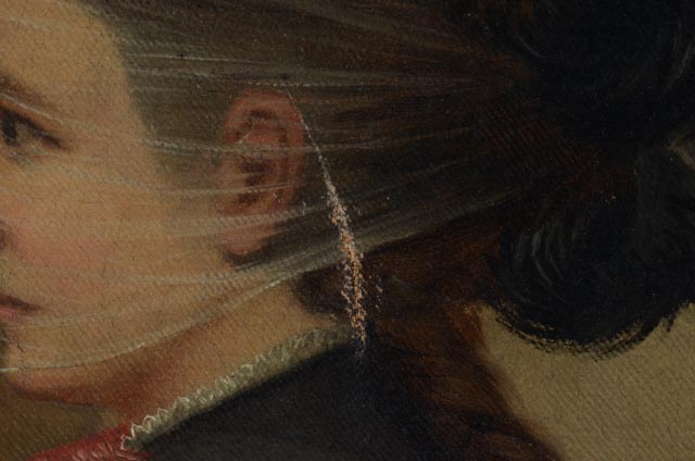 Original 1876 Oil Portrait on Canvas