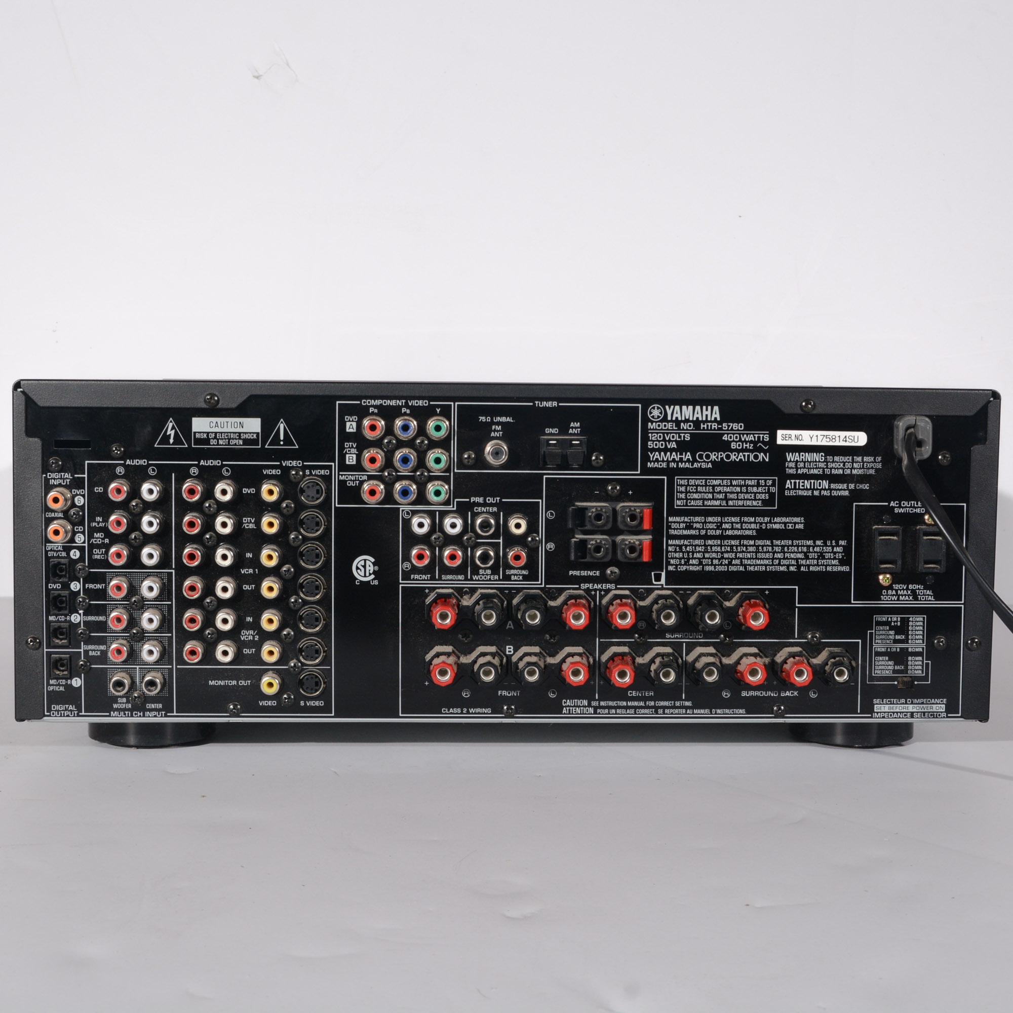 Vintage Yamaha AV Receiver HTR 5760