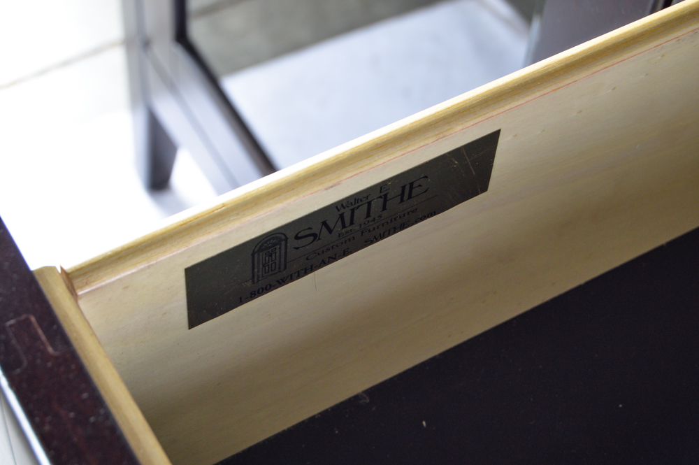 Walter E. Smithe Custom Entertainment Center with Shelving