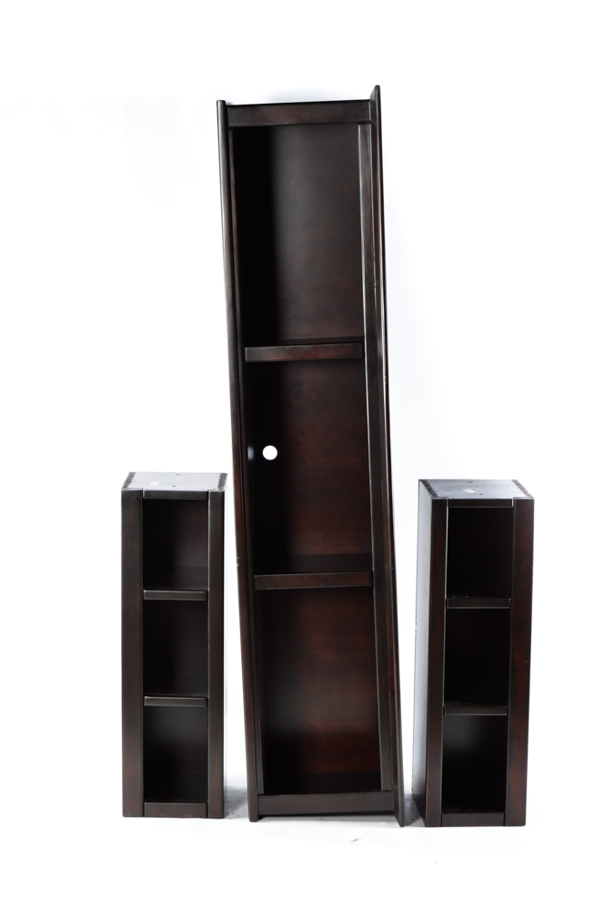 Walter E. Smithe Custom Entertainment Center with Shelving