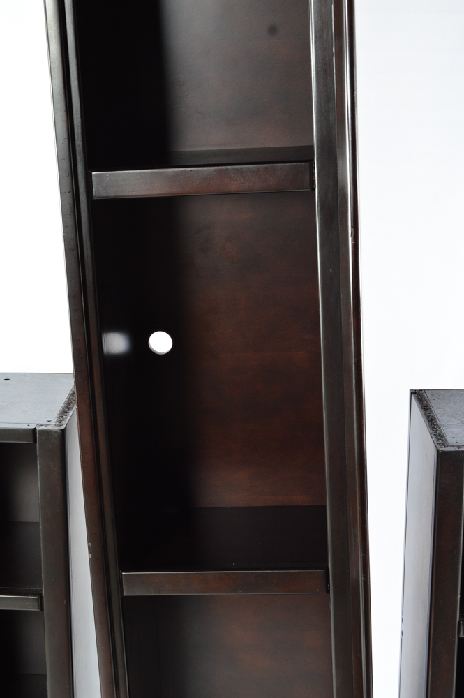 Walter E. Smithe Custom Entertainment Center with Shelving