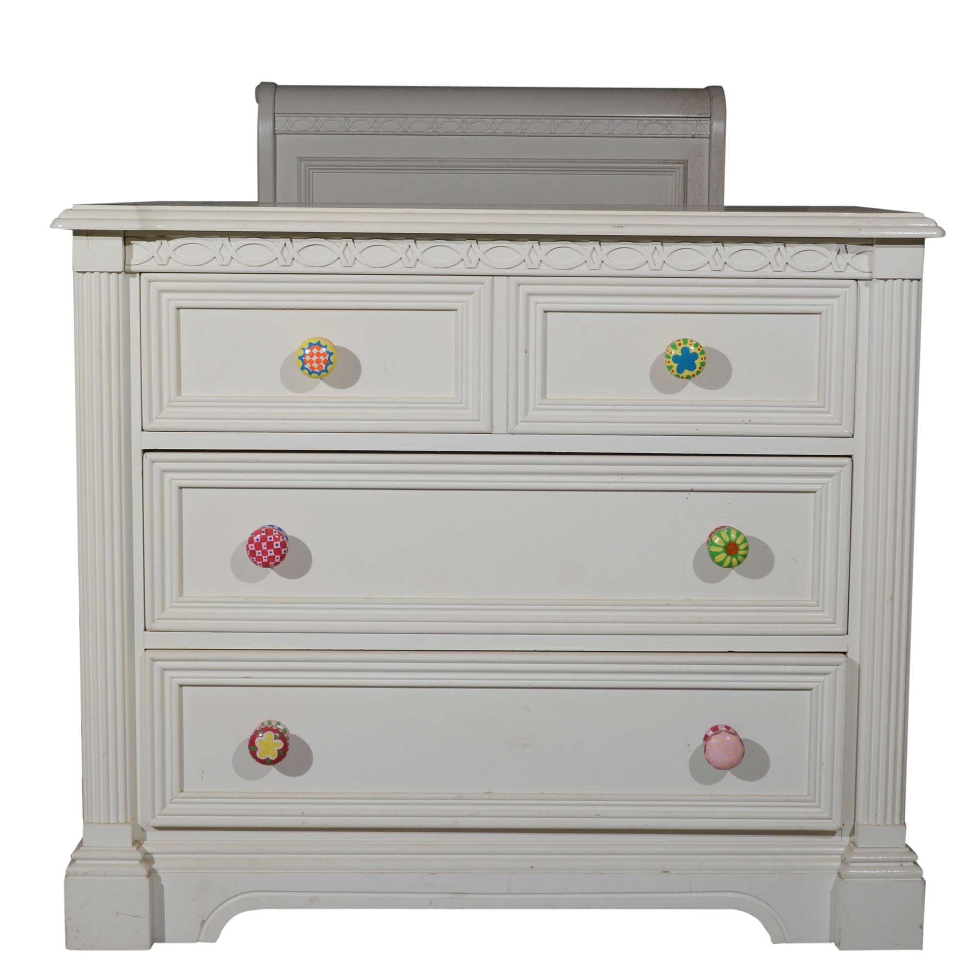 Girls Lexington Trundle Sleigh Bed and Dresser