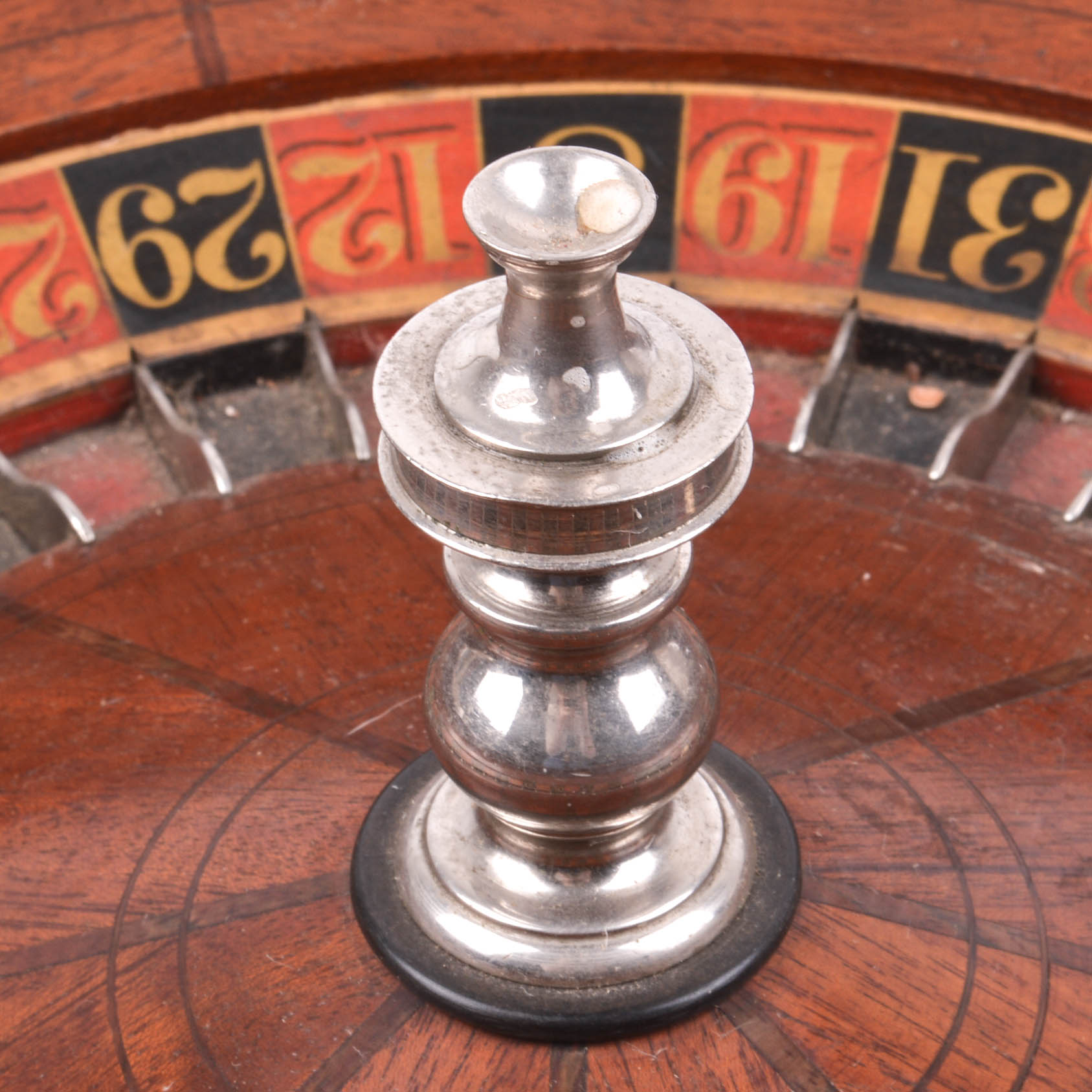 Vintage Roulette Wheel with Matching Table Mat