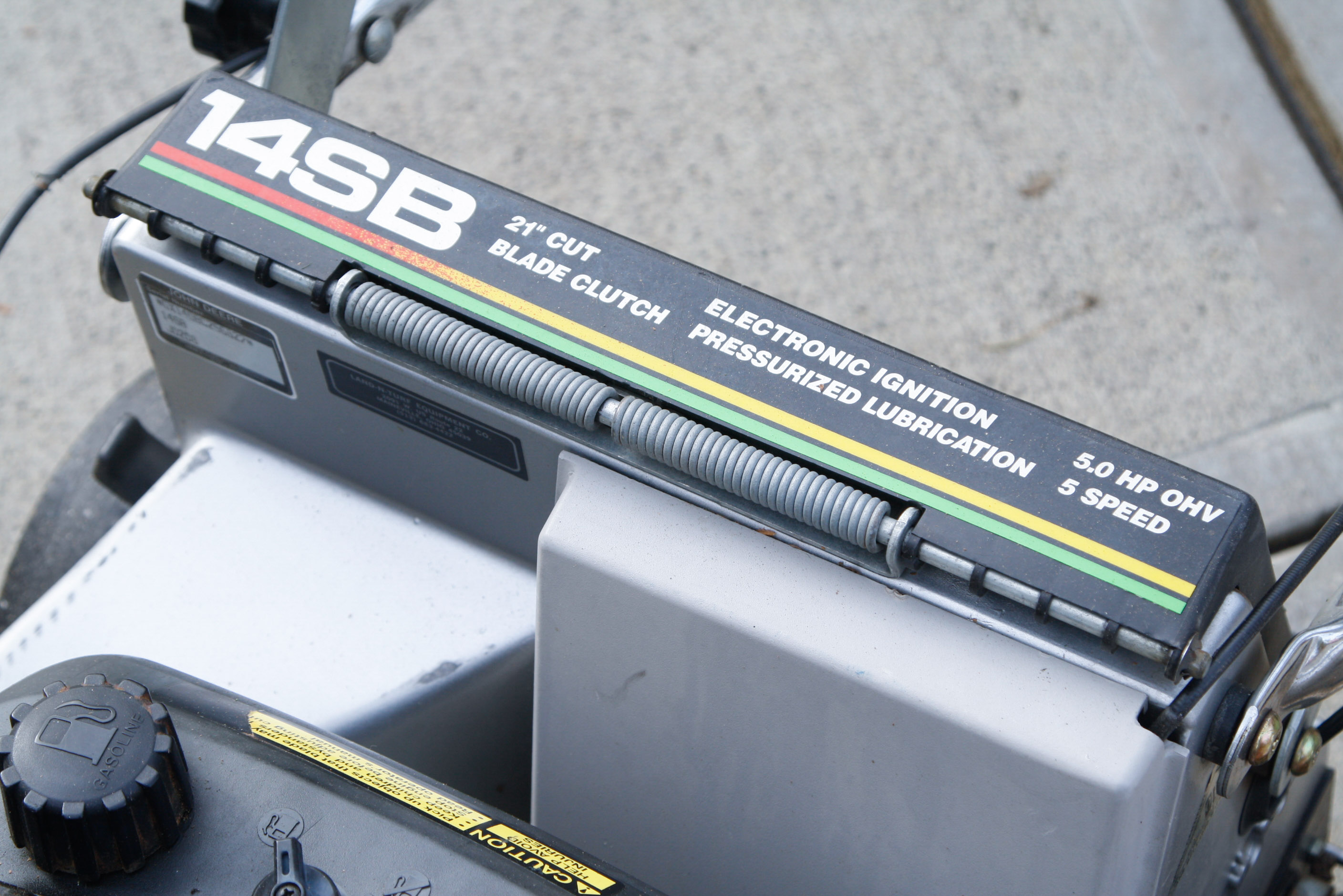 John Deere 14SB Walk-Behind Tricycler Mower