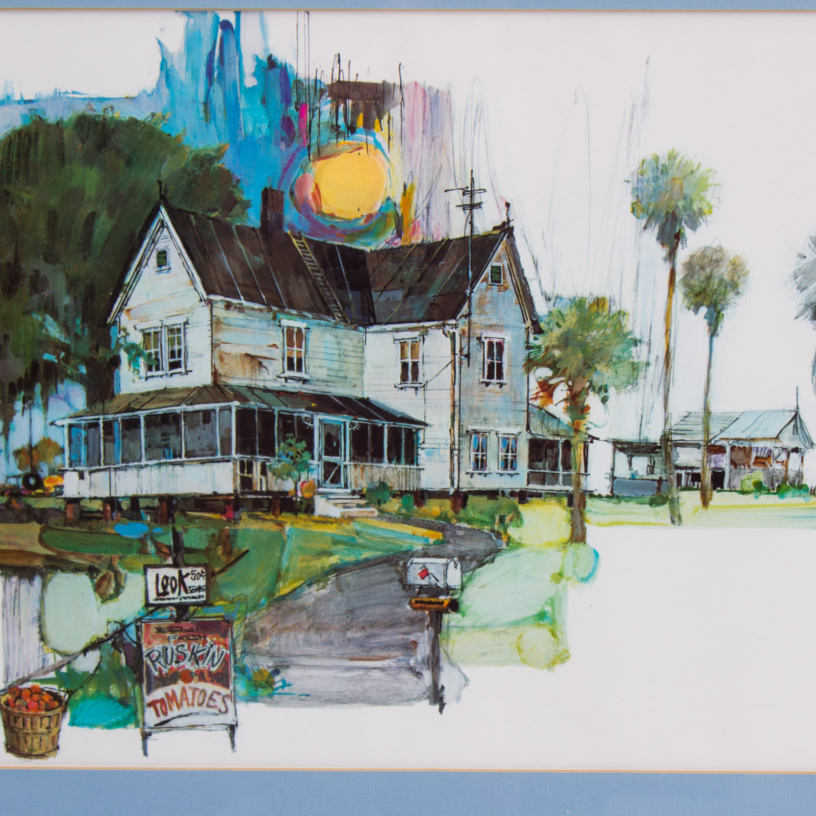 Dick Pfahl Signed Offset Lithograph