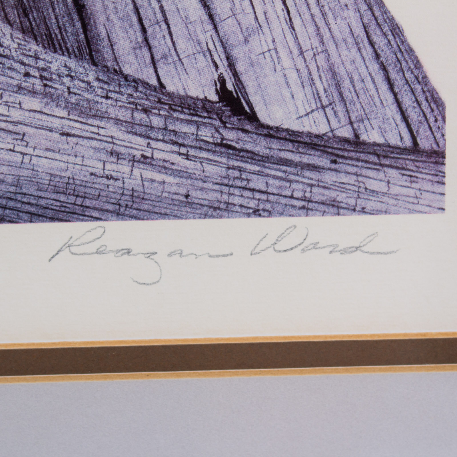 Reagan Ward "Snowy Owl" Signed Limited Edition Offset Lithograph