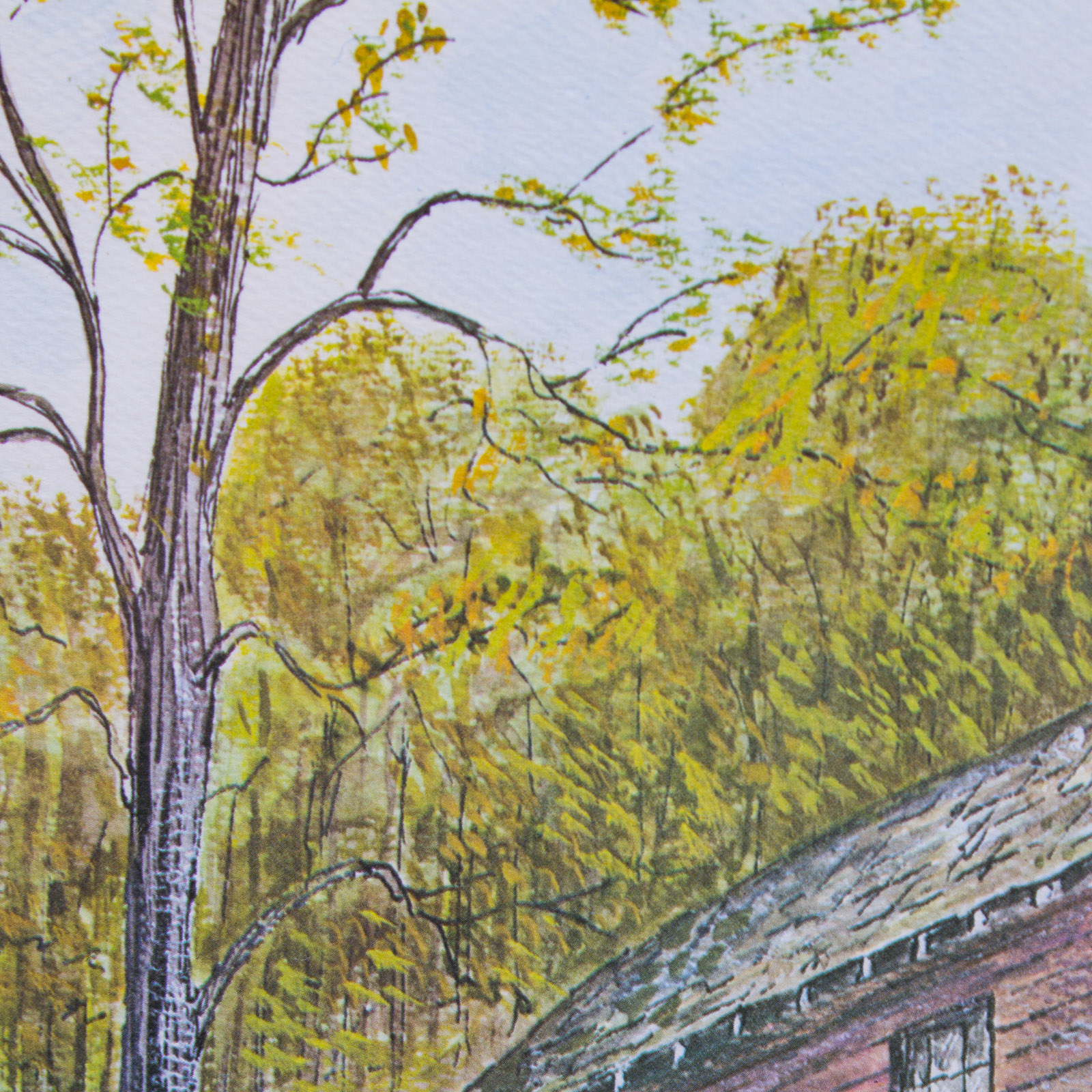 Howard Fain "Pioneer Wheels of Progress - The Old Mill" Signed Limited Edition Offset Lithograph