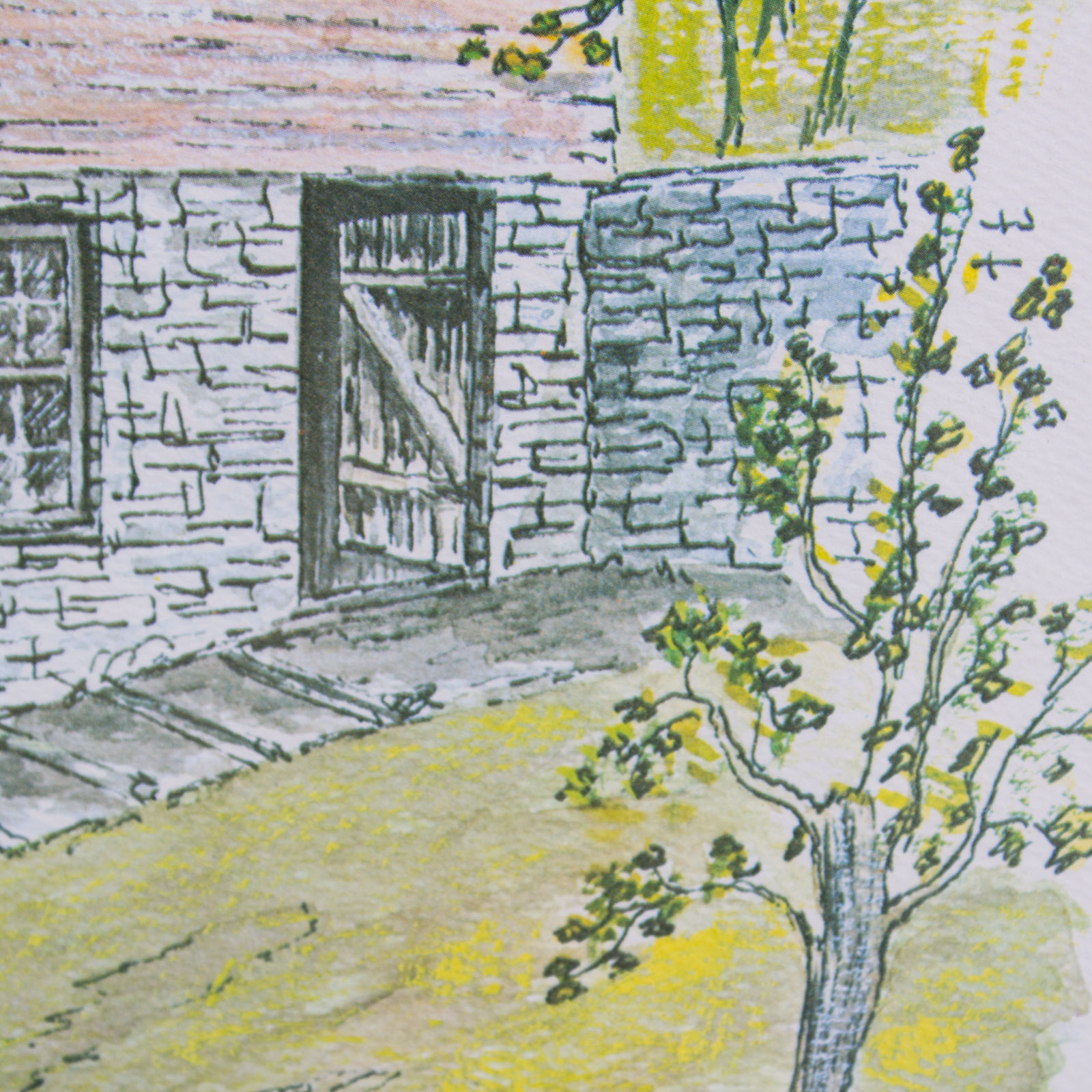 Howard Fain "Pioneer Wheels of Progress - The Old Mill" Signed Limited Edition Offset Lithograph