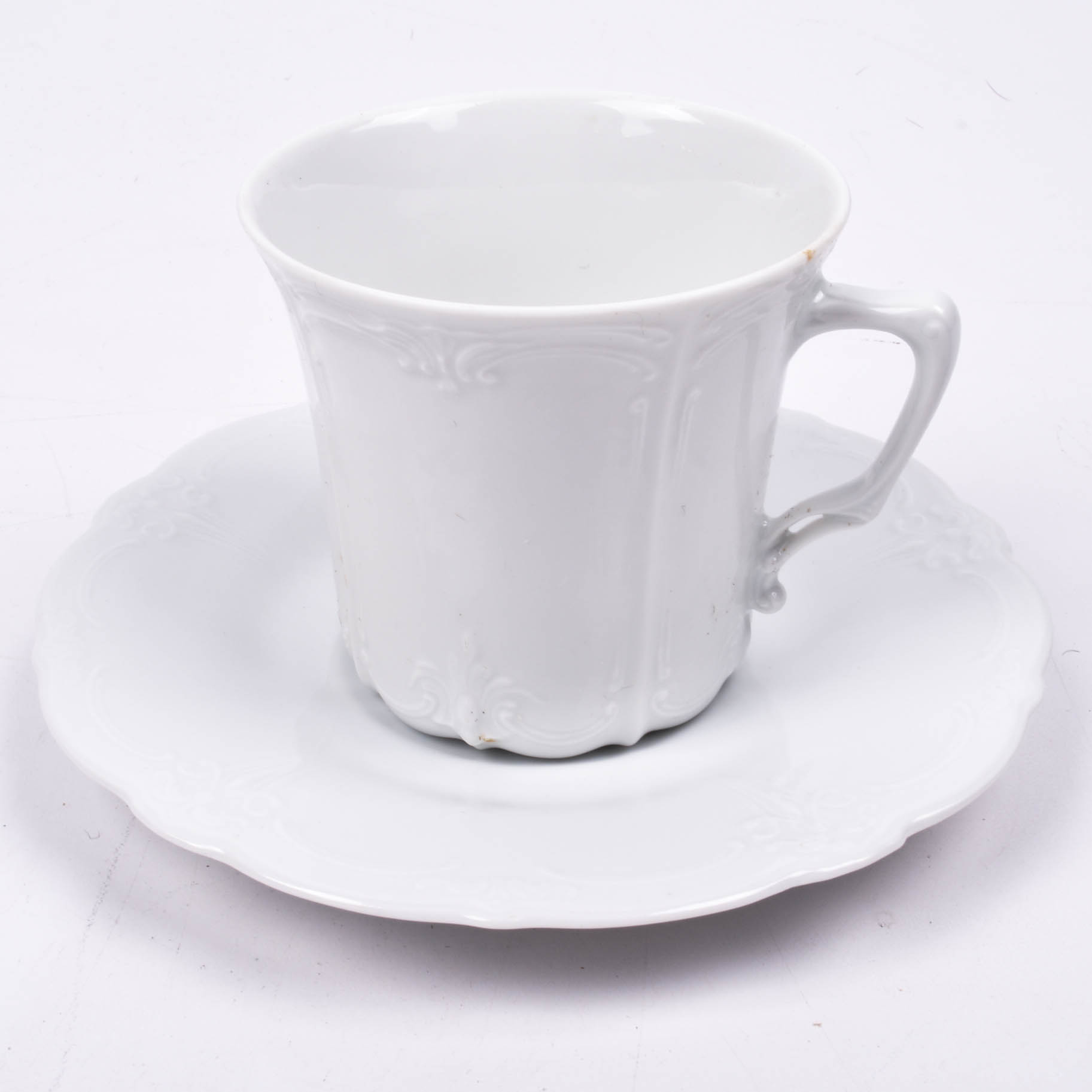 Tirschenreuth “Baronesse White” China Service for 16