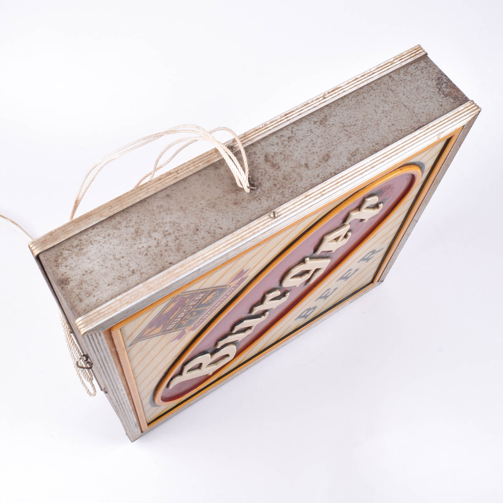 Vintage Burger Beer Illuminated Sign