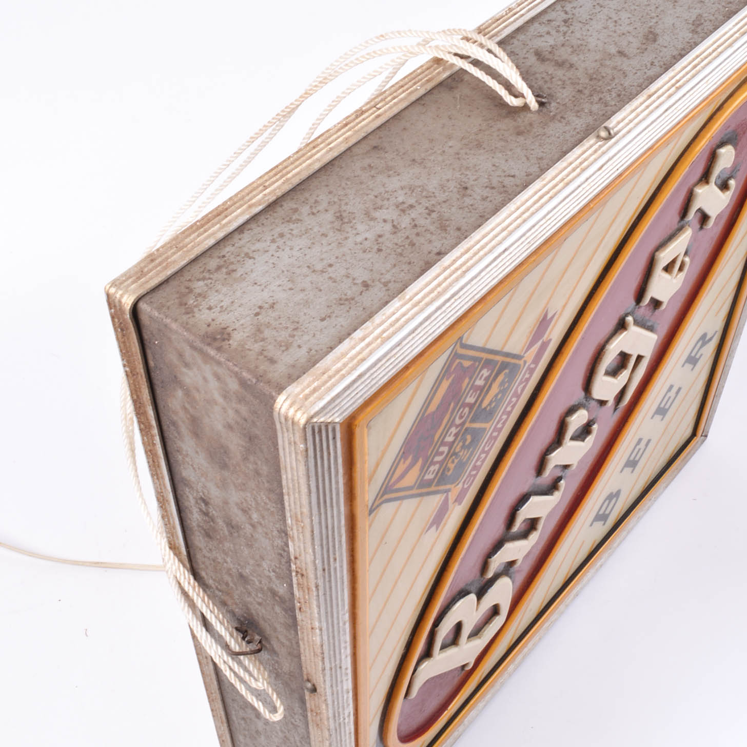 Vintage Burger Beer Illuminated Sign