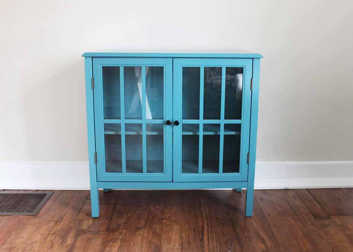 Blue Display Cabinet
