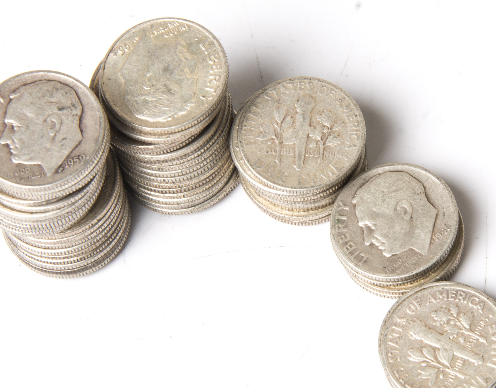 Silver Roosevelt Dime Collection