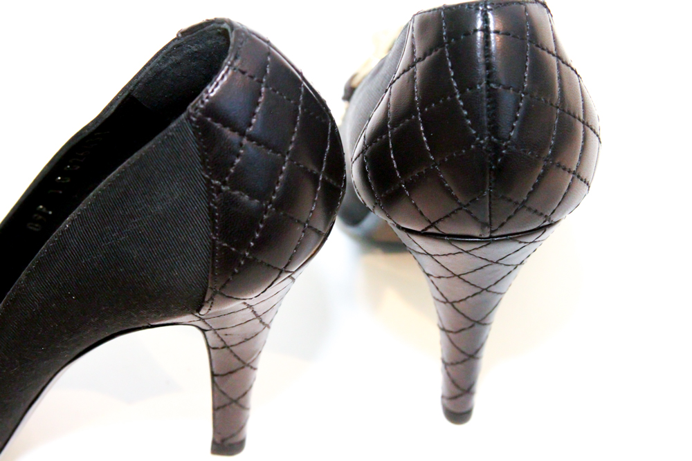 Chanel Peep Toe Pumps