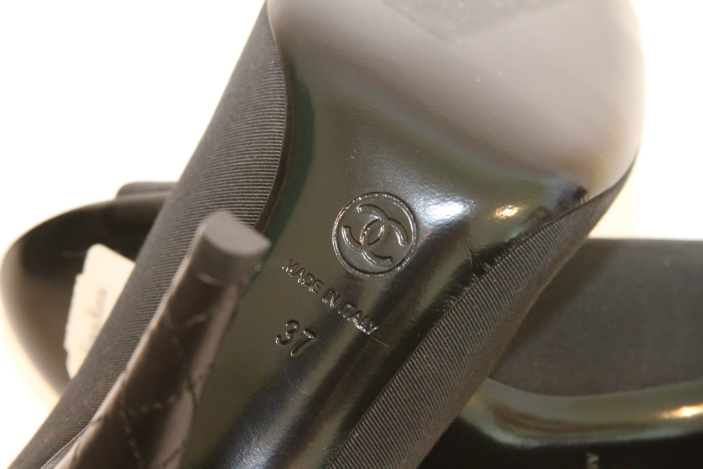 Chanel Peep Toe Pumps