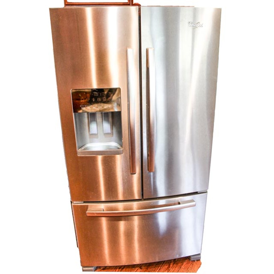 Whirlpool Stainless Three Door Refrigerator