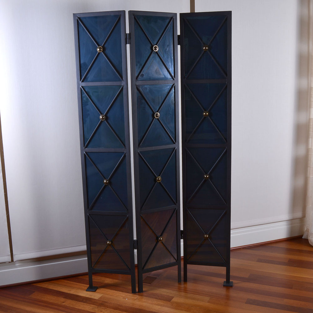 Wrought Iron Decorative Folding Screen