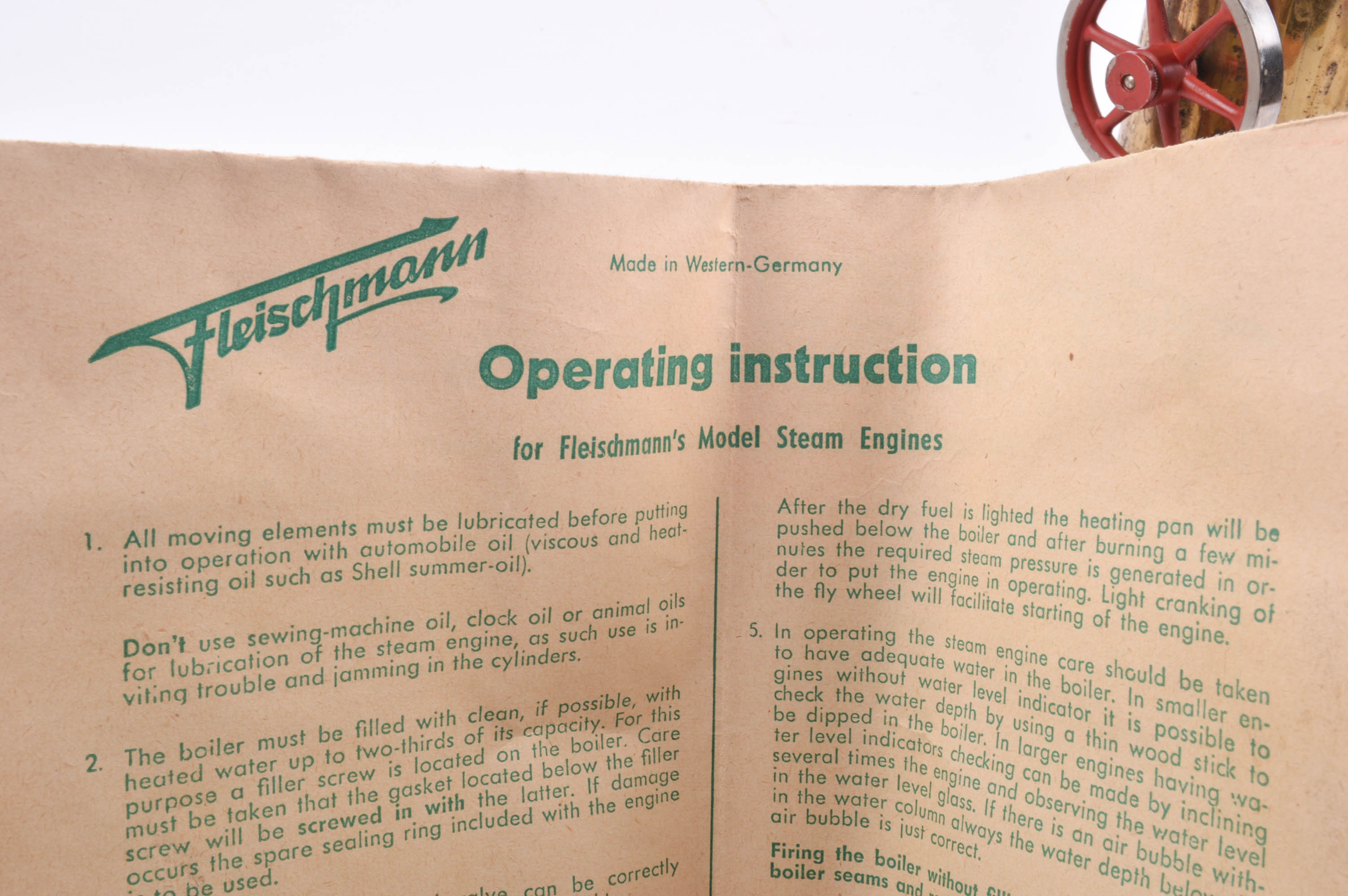 Vintage Fleischmann Steam Engine Toys