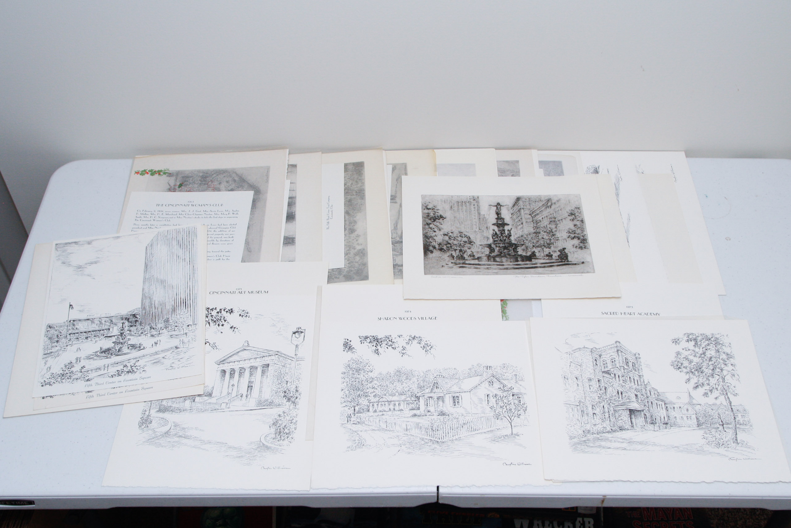 Collection of Caroline Williams Historic Cincinnati Prints