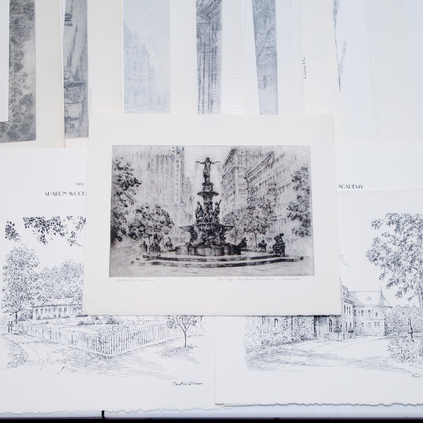 Collection of Caroline Williams Historic Cincinnati Prints