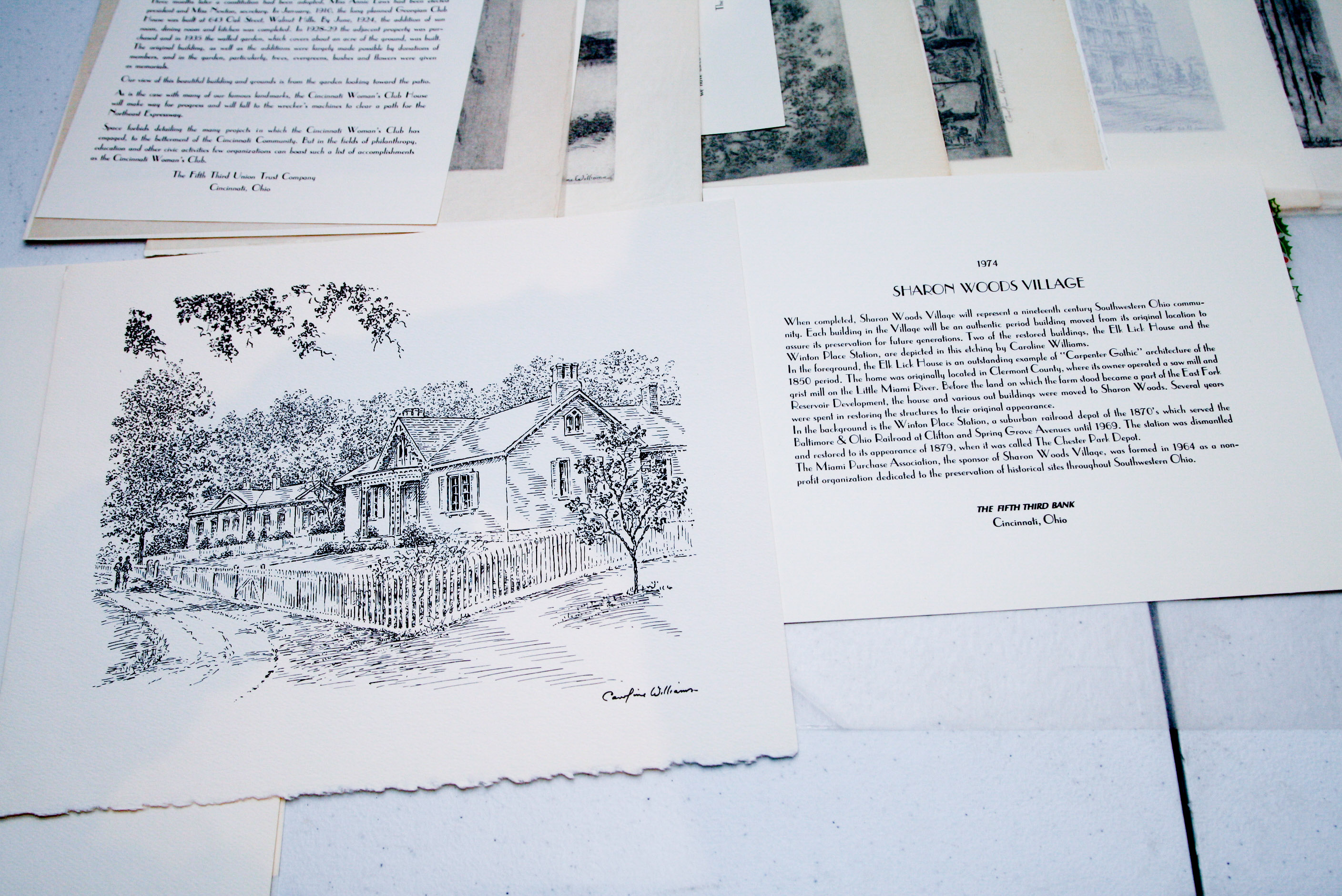 Collection of Caroline Williams Historic Cincinnati Prints