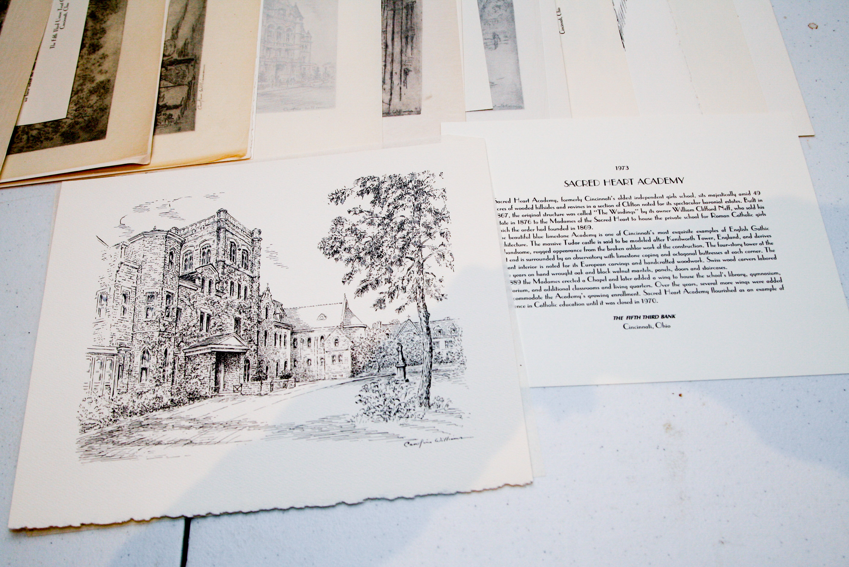 Collection of Caroline Williams Historic Cincinnati Prints