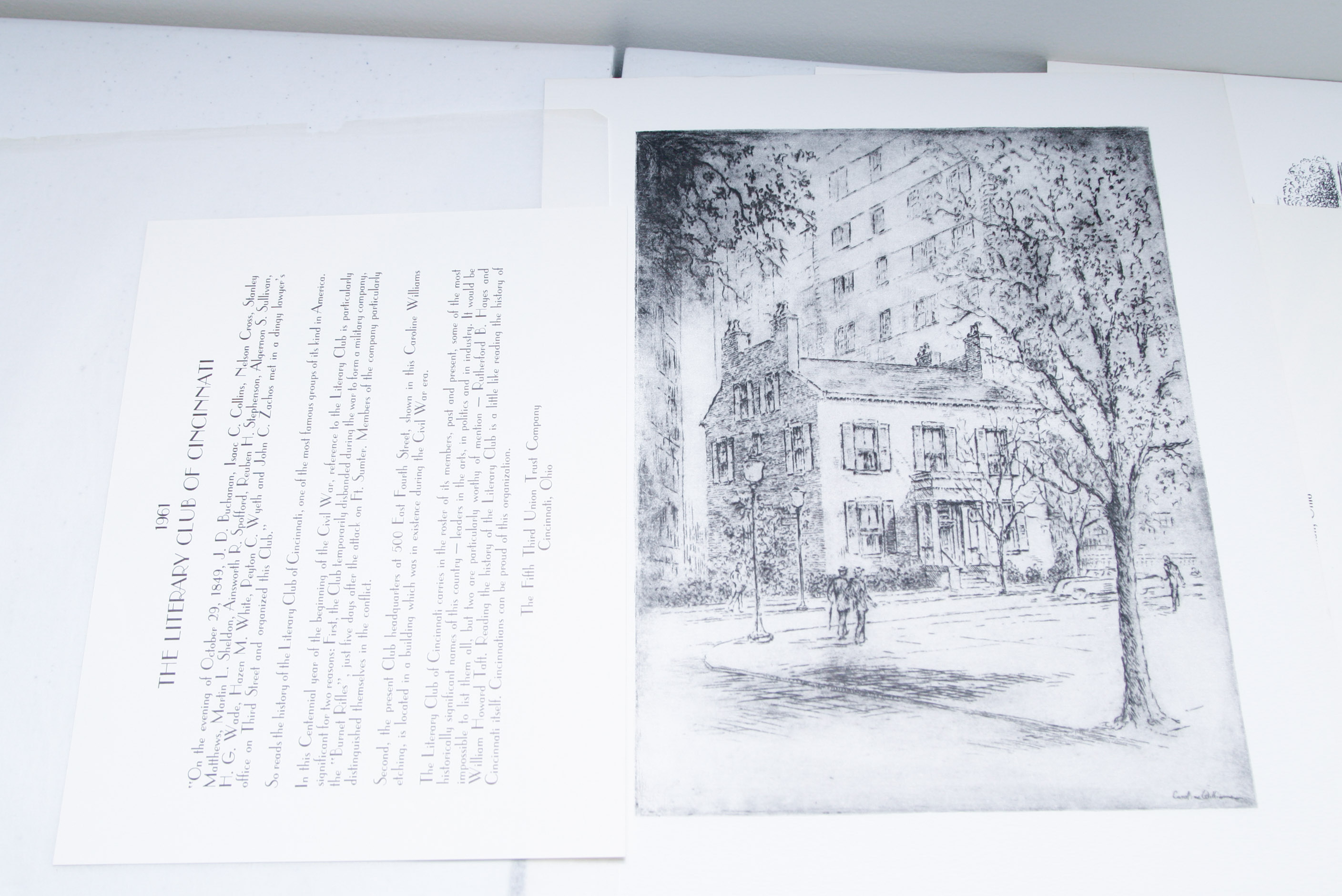 Collection of Caroline Williams Historic Cincinnati Prints