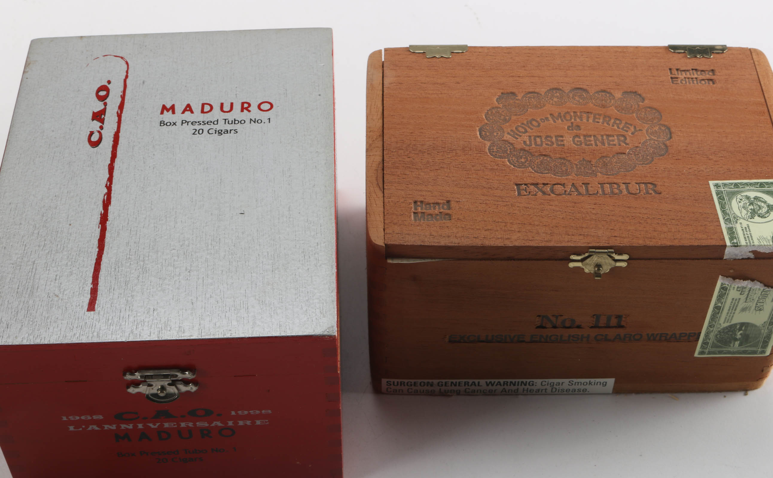 Assorted Cigar and Other Wooden Boxes