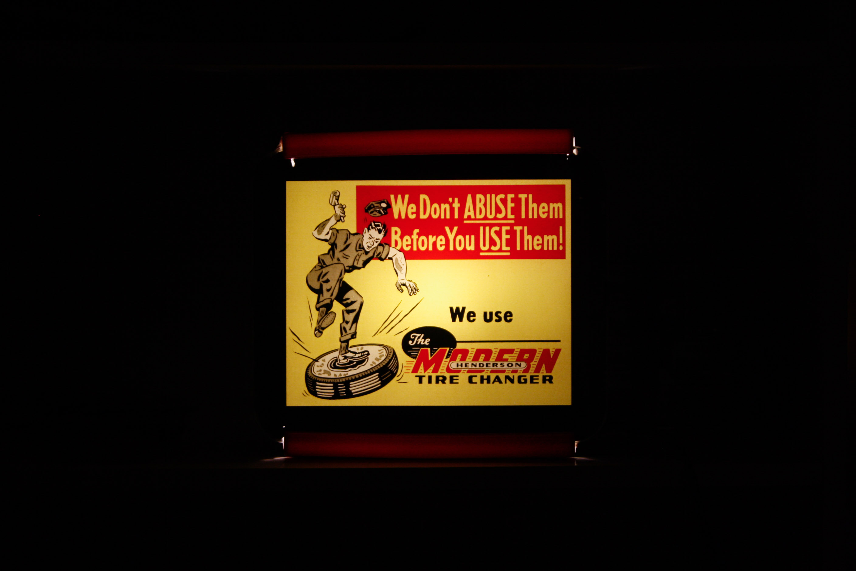 Henderson Tire Advertising Sign