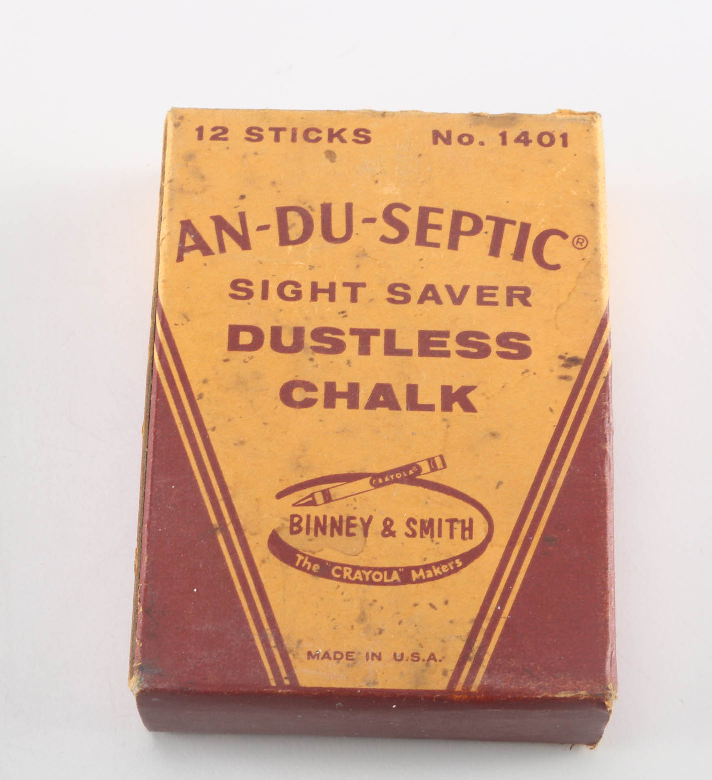 Vintage  Binney & Smith Crayola Crayons and Dustless Chalk Set