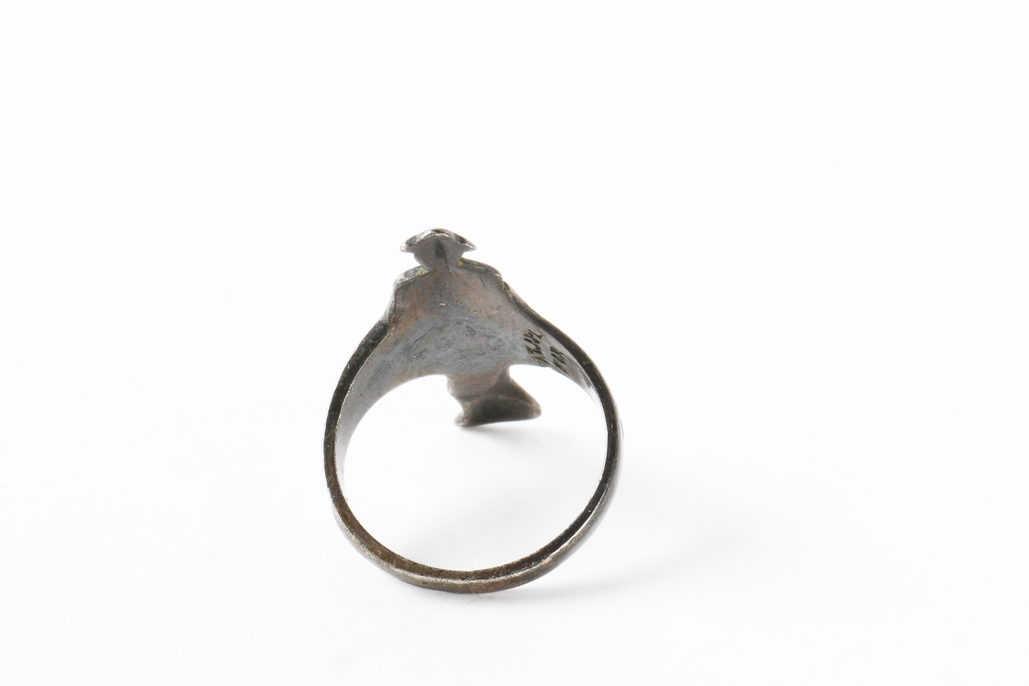 Sterling Silver Military Ring