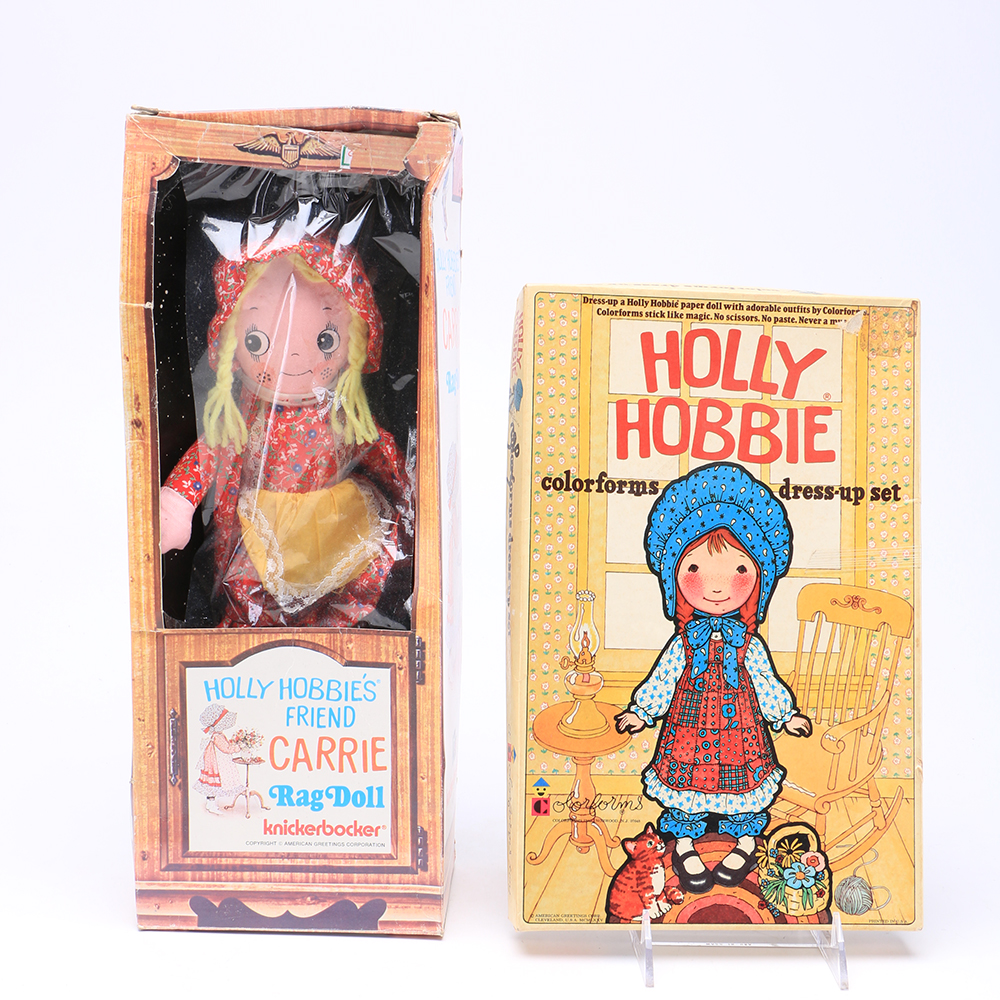 Holly Hobbie Doll and Colorforms Dress-Up Set