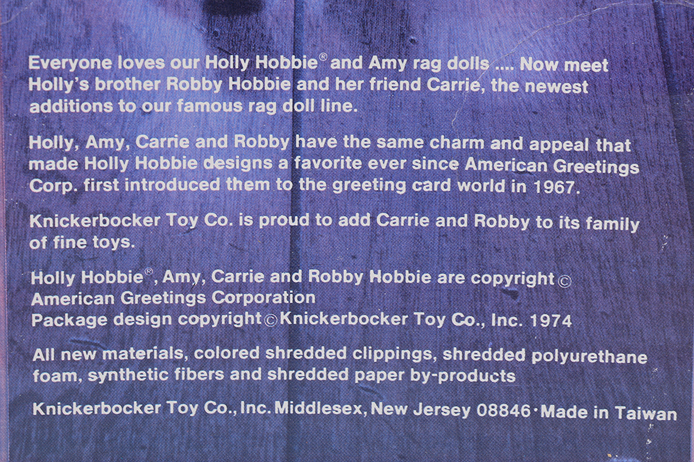 Holly Hobbie Doll and Colorforms Dress-Up Set