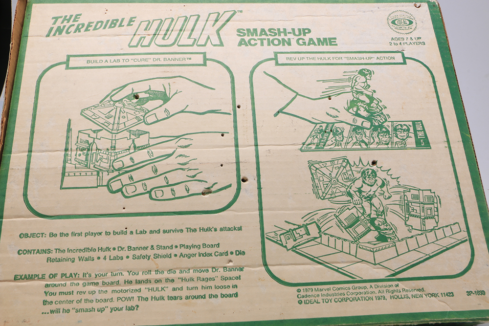 "The Incredible Hulk Smash-Up Action" Board Game
