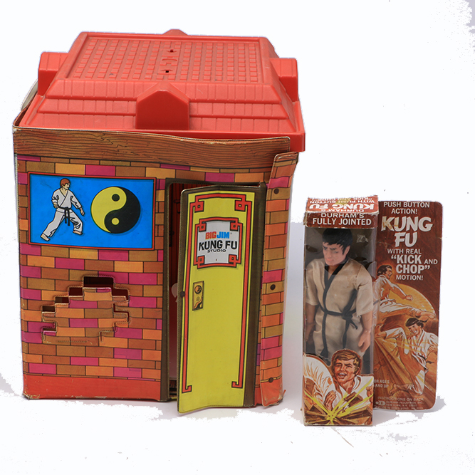Big Jim Kung Fu Studio Playset and Doll Pair