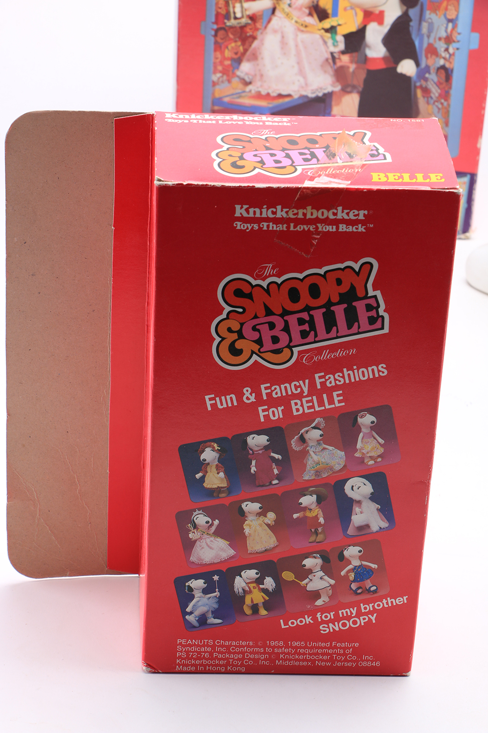 1980s Knickerbocker "Snoopy & Belle" Fashion Dolls with Other Vintage Snoopy Toys
