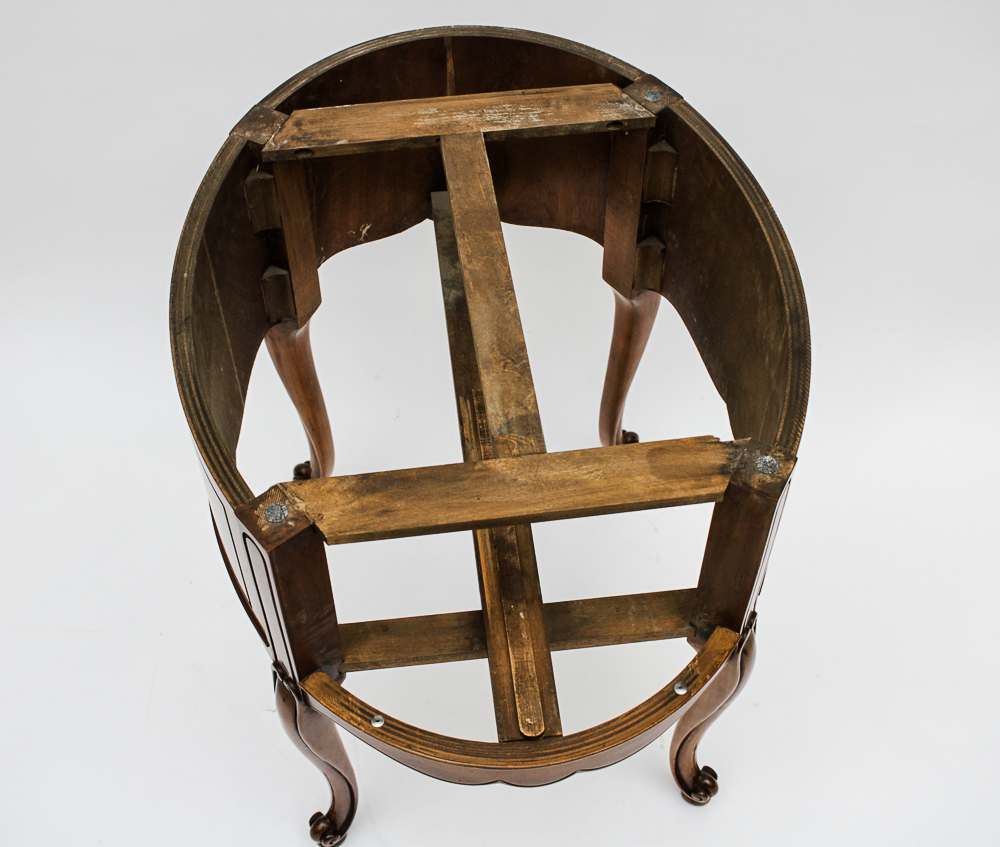 Pair of Weiman Heirloom Marble Topped Antique End Tables